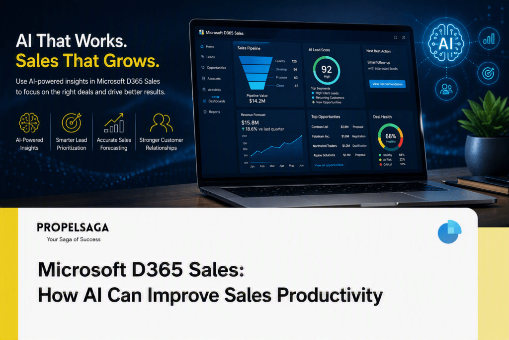Microsoft Dynamics 365 Sales: How AI Can Improve Sales Productivity