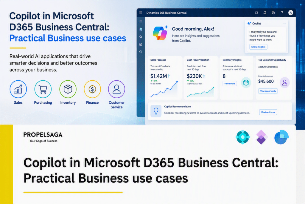 Copilot in Microsoft D365 Business Central: Practical Business use cases